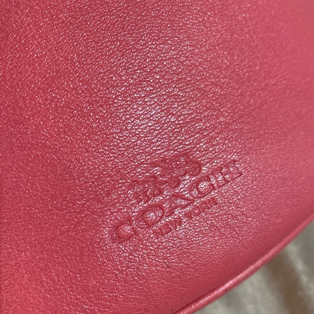 COACH Bleecker Sport Mini Duffle Crossbody Shoulder Bag Loganberry 32281 - Picture 10 of 11